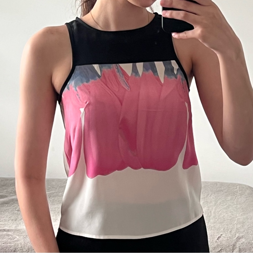 Silk Tibi Sleeveless Blouse